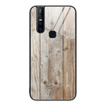 Custodia protettiva in vetro con venature del legno, For Realme 7, For vivo S9e, For vivo S9, For vivo S10, For vivo V15, For vivo V21