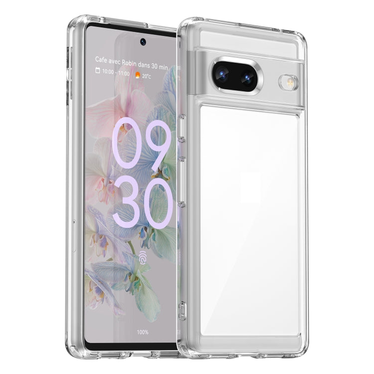 Custodia per telefono in acrilico + TPU serie colorata, For Google Pixel 7 5G, For Google Pixel 7 Pro 5G