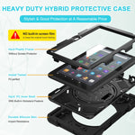 Custodia per tablet per tutto il corpo in silicone morbido per PC rigido, For Amazon Kindle Fire 7 2022