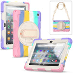 Custodia per tablet per tutto il corpo in silicone morbido per PC rigido, For Amazon Kindle Fire 7 2022