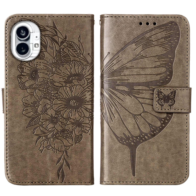Custodia per telefono in pelle con farfalla goffrata, For Nothing Phone 1