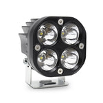 Auto 3 pollici 4 LED Spotlight 20W / 2000LM / 6000K / DC9-80V, Continuous Spotlight(White Light), Continuous Spotlight(Yellow Light)
