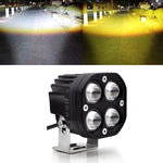 Faretto bicolore continuo da 3 pollici per auto 20W / 2000LM / DC9-30V, Two-color Spotlight