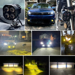 Faretto bicolore continuo da 3 pollici per auto 20W / 2000LM / DC9-30V, Two-color Spotlight