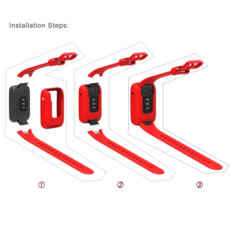 Cinturino elastico regolabile in silicone per Xiaomi Mi Band 7 Pro