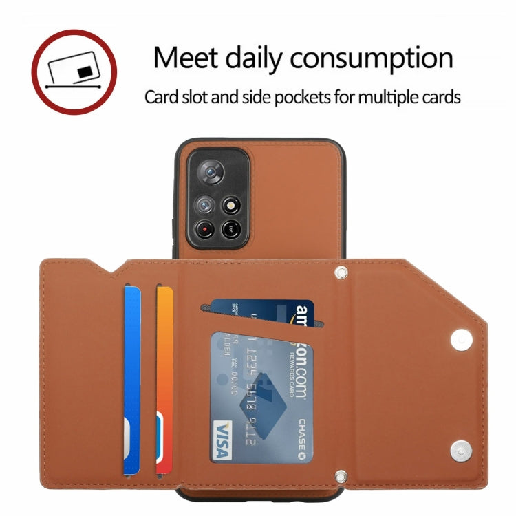 Skin Feel PU + TPU + Cover posteriore per PC Custodia antiurto, For Xiaomi Redmi Note 11 5G/Poco M4 Pro 5G, For Samsung Galaxy A13 4G