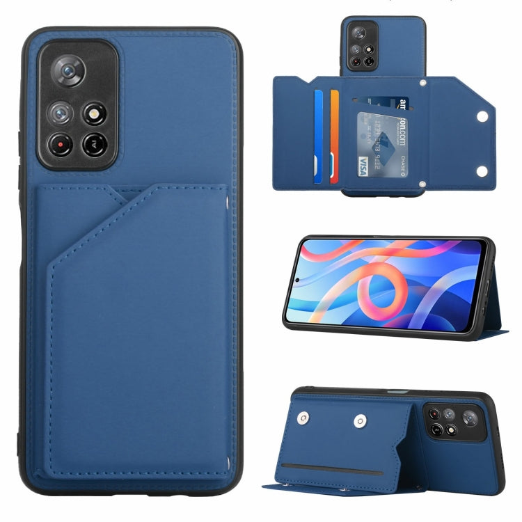 Skin Feel PU + TPU + Cover posteriore per PC Custodia antiurto, For Xiaomi Redmi Note 11 5G/Poco M4 Pro 5G, For Samsung Galaxy A13 4G