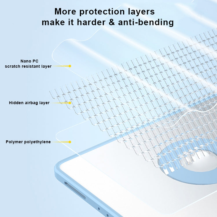 Supporto anteriore girevole Custodia per tablet Smart posteriore trasparente, For iPad mini 6 / mini 2024, For iPad 10.2 2019 / 2020 / 2021, For iPad Air 2022 / 2020 10.9, For iPad Pro 11 2018 / 2020 / 2021