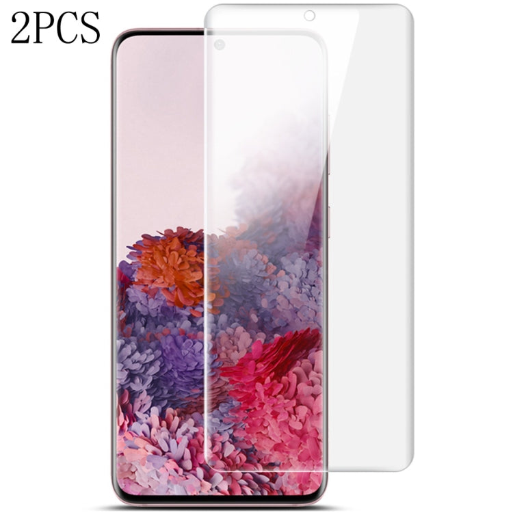 Pellicola idrogel a schermo intero curvo IMAK da 2 pezzi, for OPPO Find X2, for Galaxy Note 10 Lite / A81, for Galaxy S10 Lite / A91, for Galaxy S20 5G, for Galaxy S20 Ultra 5G, for Galaxy S20+ 5G, for Xiaomi Mi 10 5G, for Galaxy A71