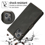 Custodia in pelle con chiusura magnetica retrò, For iPhone 14 Pro Max, For iPhone 14 Pro, For iPhone 14, For iPhone 14 Plus
