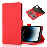 Custodia in pelle con chiusura magnetica retrò, For iPhone 14 Pro Max, For iPhone 14 Pro, For iPhone 14, For iPhone 14 Plus