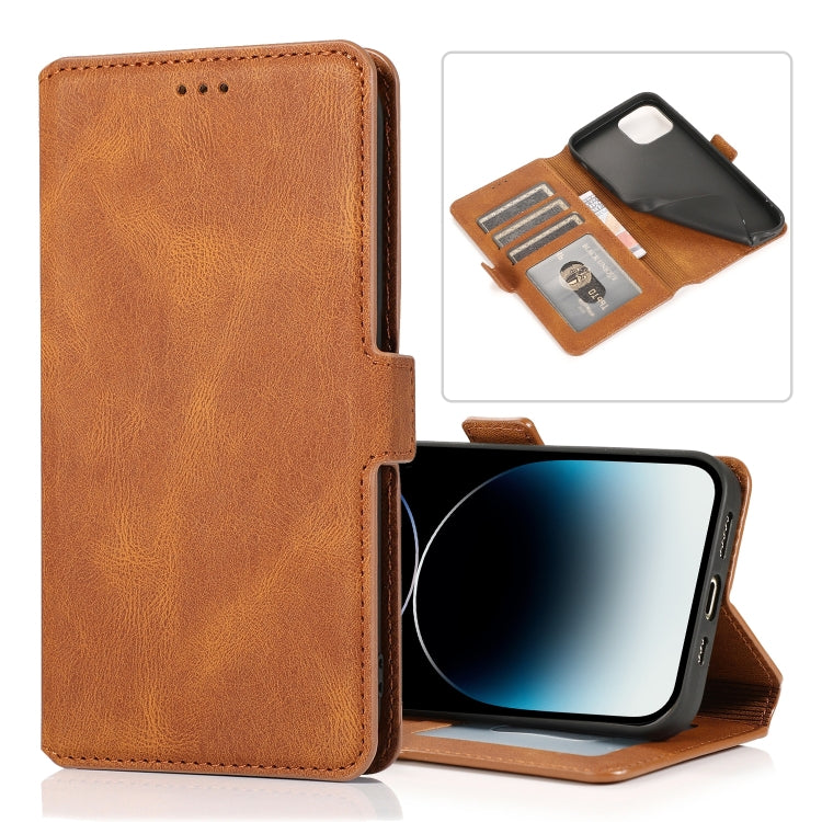 Custodia in pelle con chiusura magnetica retrò, For iPhone 14 Pro Max, For iPhone 14 Pro, For iPhone 14, For iPhone 14 Plus