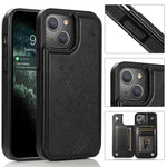 Custodia a doppia fibbia con fiori di farfalle, For iPhone 14, For iPhone 14 Plus