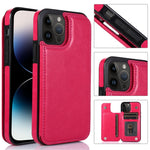 Custodia per telefono con doppia fibbia, For iPhone 14 Pro Max, For iPhone 14 Pro, For iPhone 14