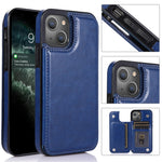 Custodia per telefono con doppia fibbia, For iPhone 14 Plus