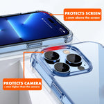 Custodia protettiva per telefono iPAKY antiurto per PC + TPU, For iPhone 14 Pro Max, For iPhone 14 Pro