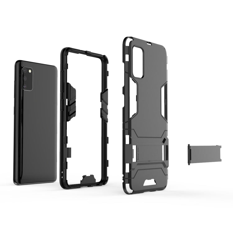 Custodia TPU antiurto con supporto per Samsung Galaxy A41