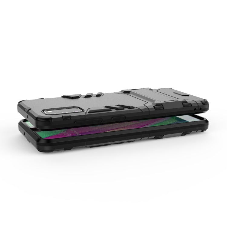 Custodia TPU antiurto con supporto per Samsung Galaxy A41