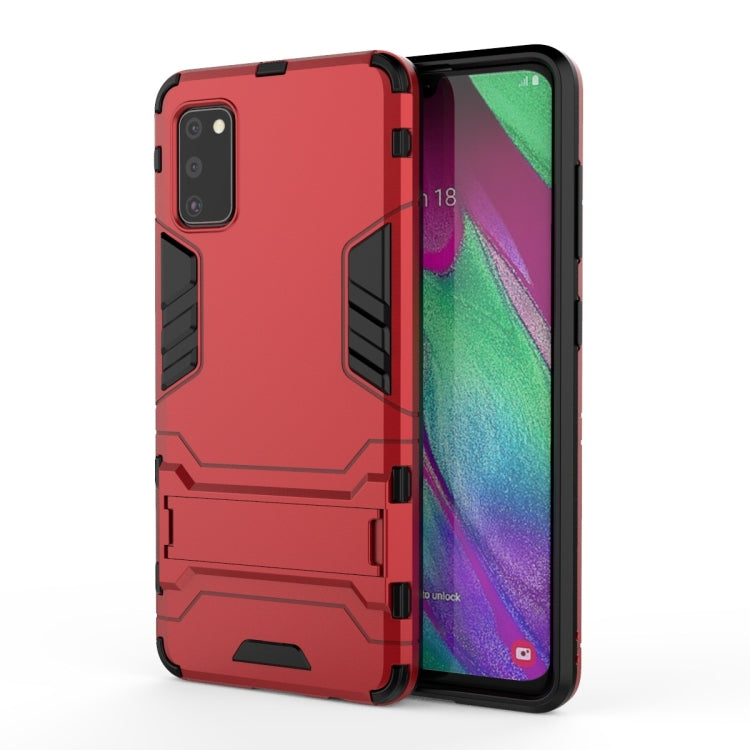 Custodia TPU antiurto con supporto per Samsung Galaxy A41