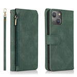 Custodia in pelle per borsa a portafoglio con cerniera, For iPhone 14 Pro Max, For iPhone 14 Pro, For iPhone 14, For iPhone 14 Plus