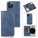 Custodia in pelle staccabile 2 in 1, For iPhone 14 Pro Max, For iPhone 14 Pro, For iPhone 14, For iPhone 14 Plus
