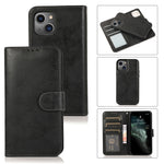 Custodia in pelle staccabile 2 in 1, For iPhone 14 Pro Max, For iPhone 14 Pro, For iPhone 14, For iPhone 14 Plus
