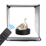 Espositore per giradischi girevole elettrico USB, carico: 10 kg, 14.6cm Remote, 14.6cm Remote Mirror