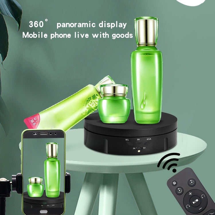 Espositore per giradischi girevole elettrico USB, carico: 10 kg, 14.6cm Remote, 14.6cm Remote Mirror