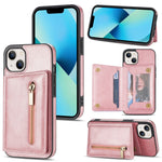 Custodia per telefono con porta carte di credito con cerniera, For iPhone 14 Pro Max, For iPhone 14 Pro, For iPhone 14, For iPhone 14 Plus