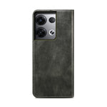 Custodia per telefono in pelle con texture Crazy Horse cerata semplice, For OPPO Reno8 Pro+, For OPPO Reno8 Pro, For OPPO Reno8