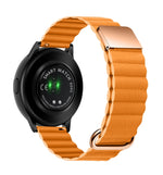 Cinturino in pelle con fibbia magnetica, 20mm For Samsung Galaxy Watch3 41mm, 20mm For Samsung Galaxy Watch3 45mm