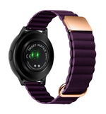 Cinturino in pelle con fibbia magnetica, 20mm For Samsung Galaxy Watch3 41mm, 20mm For Samsung Galaxy Watch3 45mm