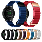Cinturino in pelle con fibbia magnetica, 22mm For Samsung Galaxy Watch3 41mm, 22mm For Samsung Galaxy Watch3 45mm