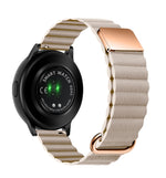 Cinturino in pelle con fibbia magnetica, 22mm For Samsung Galaxy Watch3 41mm, 22mm For Samsung Galaxy Watch3 45mm