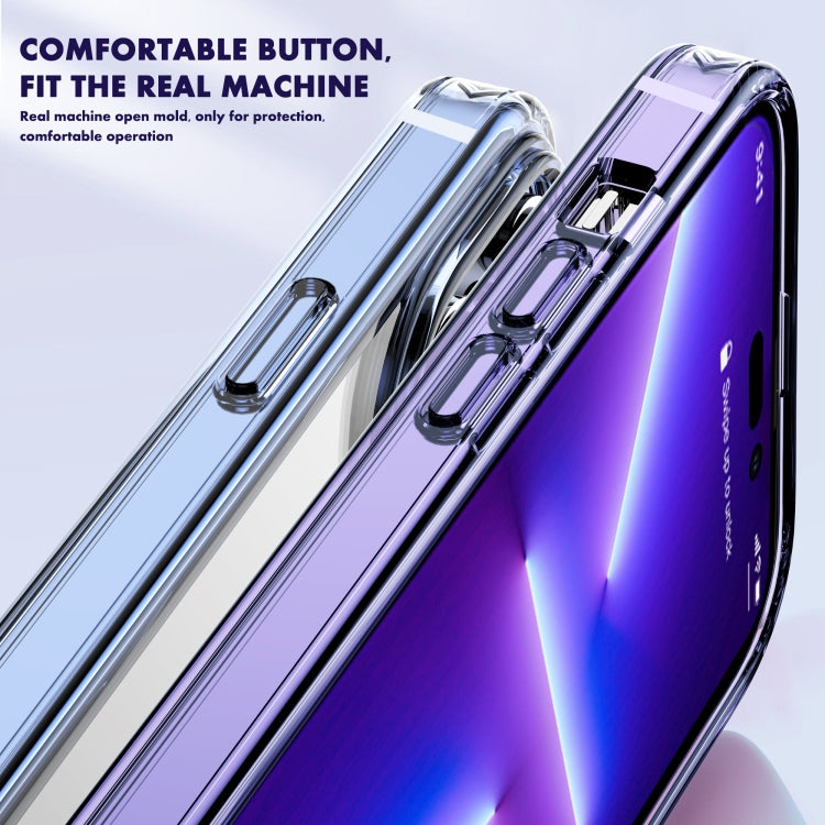 Custodia protettiva per telefono iPAKY antiurto per PC + TPU, For iPhone 14 Pro Max, For iPhone 14 Pro, For iPhone 14 Plus, For iPhone 14, For iPhone 13 Pro Max, For iPhone 13 Pro