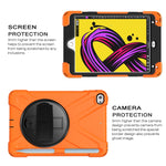 Custodia silicone con rotazione 360° per iPad Mini 5 e Pro 10.5
