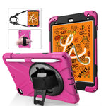 Custodia silicone con rotazione 360° per iPad Mini 5 e Pro 10.5