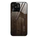 Custodia protettiva in vetro con venature del legno, For Xiaomi Redmi 10C, For Xiaomi Redmi K40S, For Xiaomi Redmi K50 Pro, For Xiaomi Redmi K50