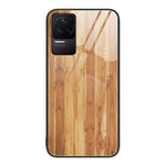 Custodia protettiva in vetro con venature del legno, For Xiaomi Redmi 10C, For Xiaomi Redmi K40S, For Xiaomi Redmi K50 Pro, For Xiaomi Redmi K50