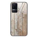 Custodia protettiva in vetro con venature del legno, For Xiaomi Redmi 10C, For Xiaomi Redmi K40S, For Xiaomi Redmi K50 Pro, For Xiaomi Redmi K50