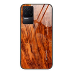 Custodia protettiva in vetro con venature del legno, For Xiaomi Redmi 10C, For Xiaomi Redmi K40S, For Xiaomi Redmi K50 Pro, For Xiaomi Redmi K50
