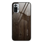 Custodia protettiva in vetro con venature del legno, For Xiaomi Redmi Note 10 Pro 4G, For Xiaomi Redmi Note 11 5G/Poco M4 Pro, For Xiaomi Redmi Note 11E, For Xiaomi Redmi Note 11T Pro