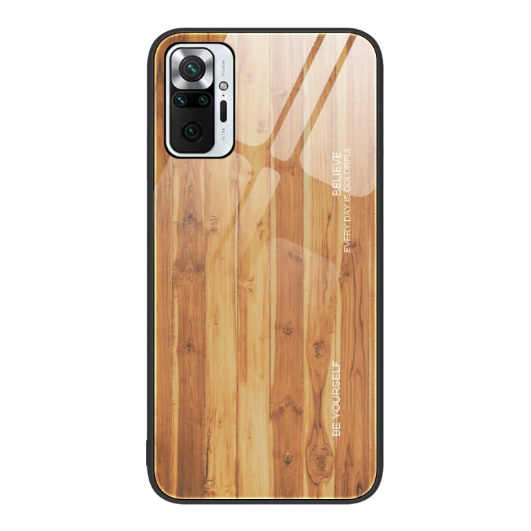 Custodia protettiva in vetro con venature del legno, For Xiaomi Redmi Note 10 Pro 4G, For Xiaomi Redmi Note 11 5G/Poco M4 Pro, For Xiaomi Redmi Note 11E, For Xiaomi Redmi Note 11T Pro