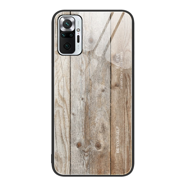 Custodia protettiva in vetro con venature del legno, For Xiaomi Redmi Note 10 Pro 4G, For Xiaomi Redmi Note 11 5G/Poco M4 Pro, For Xiaomi Redmi Note 11E, For Xiaomi Redmi Note 11T Pro