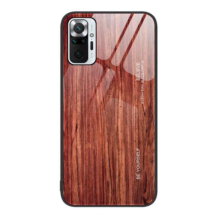 Custodia protettiva in vetro con venature del legno, For Xiaomi Redmi Note 10 Pro 4G, For Xiaomi Redmi Note 11 5G/Poco M4 Pro, For Xiaomi Redmi Note 11E, For Xiaomi Redmi Note 11T Pro