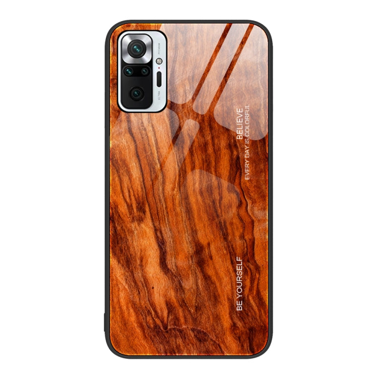 Custodia protettiva in vetro con venature del legno, For Xiaomi Redmi Note 10 Pro 4G, For Xiaomi Redmi Note 11 5G/Poco M4 Pro, For Xiaomi Redmi Note 11E, For Xiaomi Redmi Note 11T Pro