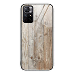 Custodia protettiva in vetro con venature del legno, For Xiaomi Redmi Note 10 Pro 4G, For Xiaomi Redmi Note 11 5G/Poco M4 Pro, For Xiaomi Redmi Note 11E, For Xiaomi Redmi Note 11T Pro