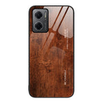 Custodia protettiva in vetro con venature del legno, For Xiaomi Redmi Note 10 Pro 4G, For Xiaomi Redmi Note 11 5G/Poco M4 Pro, For Xiaomi Redmi Note 11E, For Xiaomi Redmi Note 11T Pro