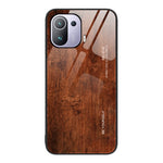 Custodia protettiva in vetro con venature del legno, For Xiaomi Mi 11 Pro, For Xiaomi Poco X4 Pro 5G, For Xiaomi Poco M4 Pro 4G, For Xiaomi Mi 11 Ultra