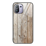 Custodia protettiva in vetro con venature del legno, For Xiaomi Mi 11 Pro, For Xiaomi Poco X4 Pro 5G, For Xiaomi Poco M4 Pro 4G, For Xiaomi Mi 11 Ultra